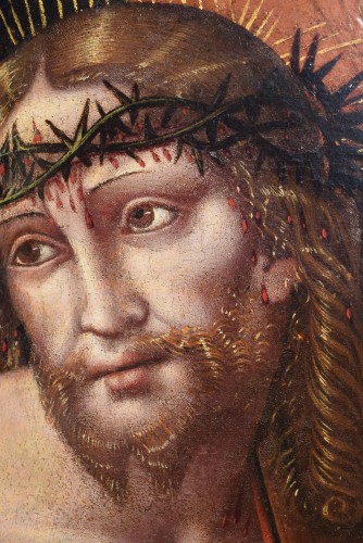 Tableaux et dessins Tableaux XVIe siècle - Christ portant la croix - G. P. Rizzoli dit "Giampietrino" (1485-1553)